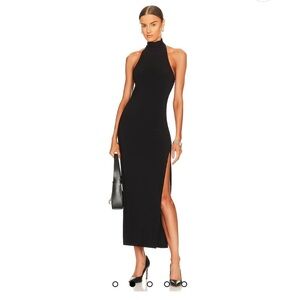 ✨HOST PICK✨NORMA KAMALI REVOLVE Halter Turtle Slit Gown